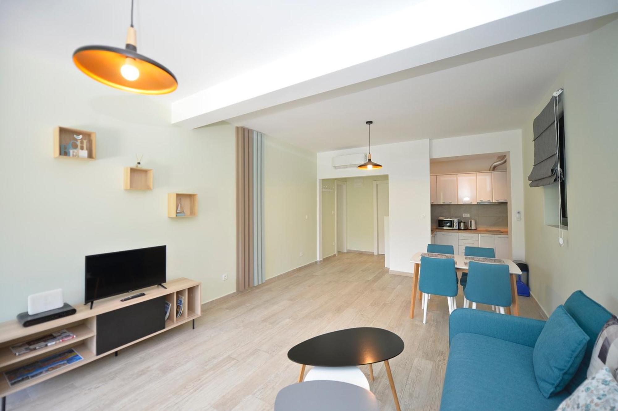 Apartments Boka Blue Dobrota Kotor Luaran gambar