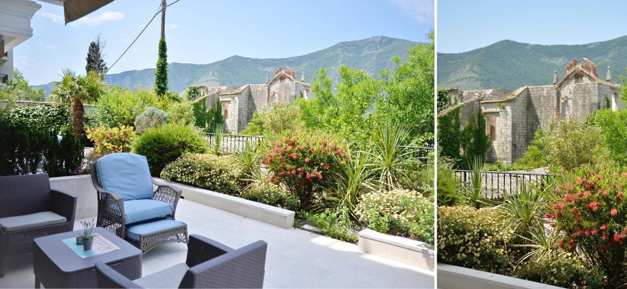 Apartments Boka Blue Dobrota Kotor Luaran gambar